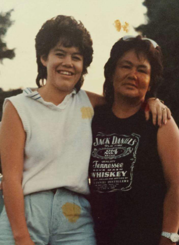 Rebecca Black and her mother, Karen Myrtle Black, in 1984, the year they reunited. (Courtesy of Rebecca Black)