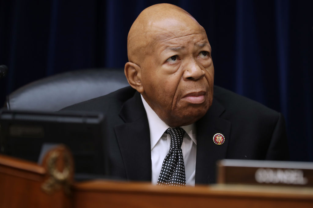 House Oversight and Government Reform Committee Chairman Elijah Cummings (D-MD) prepares for a hearing on drug pricing in the Rayburn House Office building on Capitol Hill July 26, 2019 in Washington, D.C. (Chip Somodevilla&mdash;Getty Images)