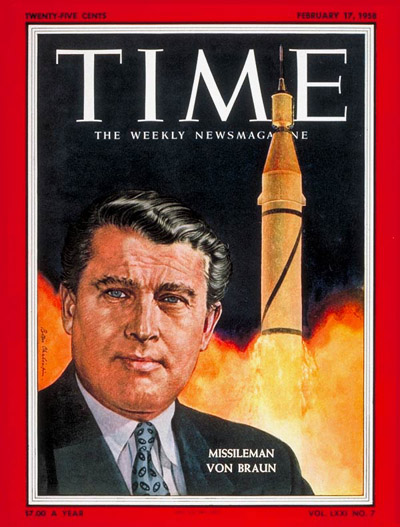 Wernher von Braun time magazine