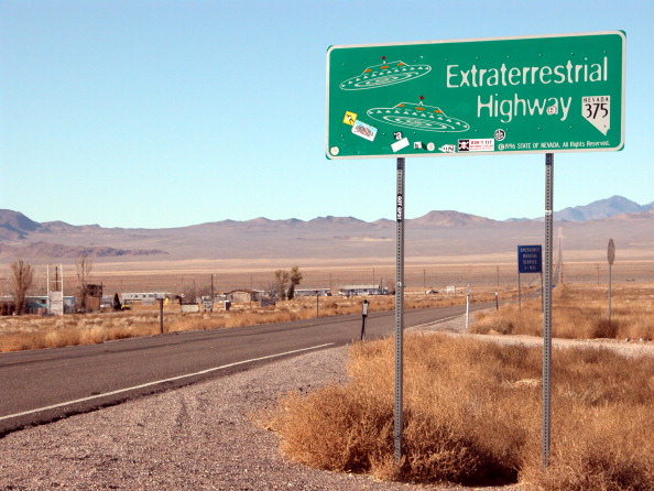 Rachel, NV, on the Extraterrestrial Highway, home of numerous UFO sightings and near Area 51.
