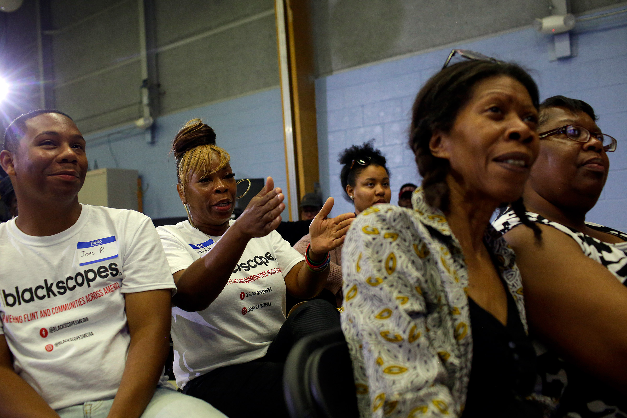 The voters at the watch party hosted by Black Voters Matter— a voter mobilization and advocacy organization— seemed intrigued by the less mainstream Democrats, like businessman Andrew Yang and Rep. Tulsi Gabbard.