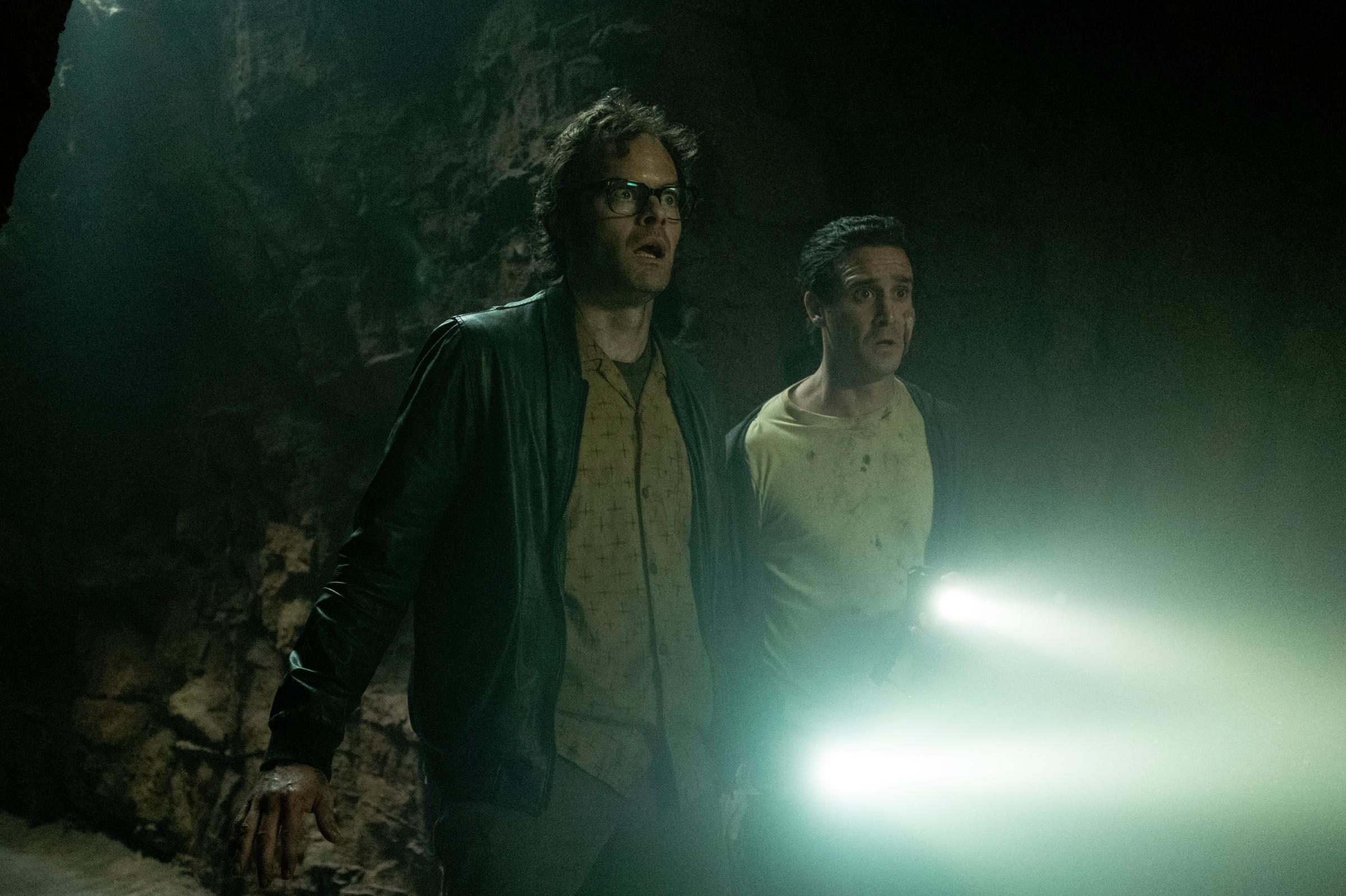 (L-r) Bill Hader as Richie Tozier and James Ransone as Eddie Kaspbrak in 'It Chapter Two'