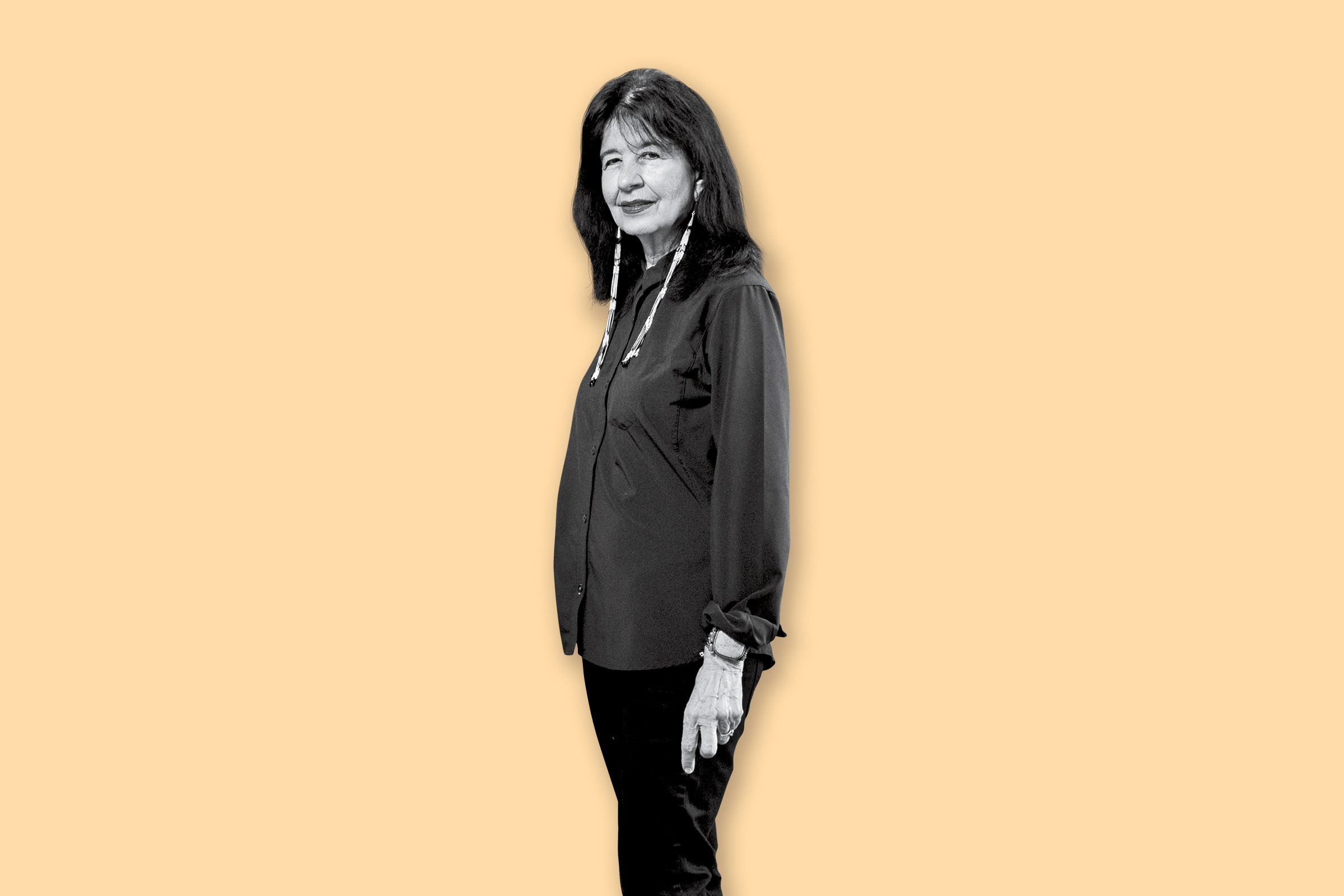 “We need something to counter the hate speech, the divisiveness, and it’s possible with poetry,” says Joy Harjo, the first Native American U.S. poet laureate. (Shawn Miller—Library of Congress)