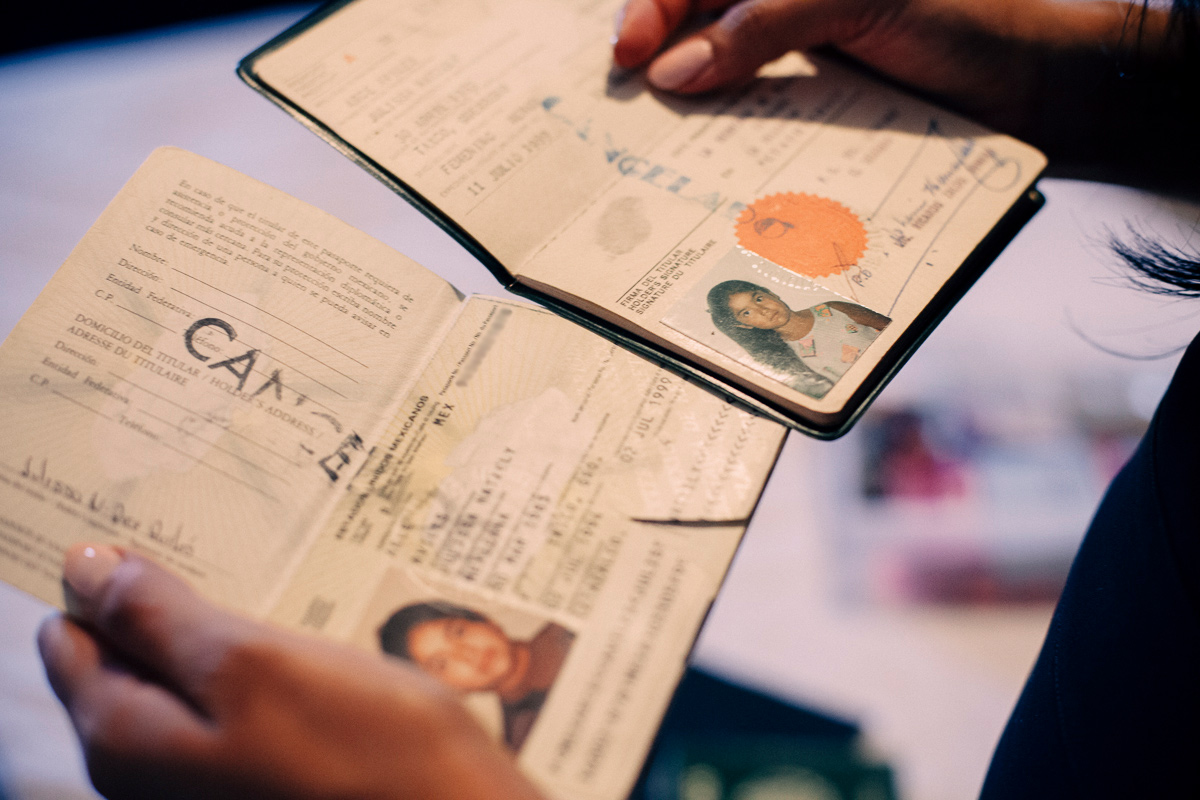Julissa Arce's passports before she became a US citizen. (Morrigan McCarthy)