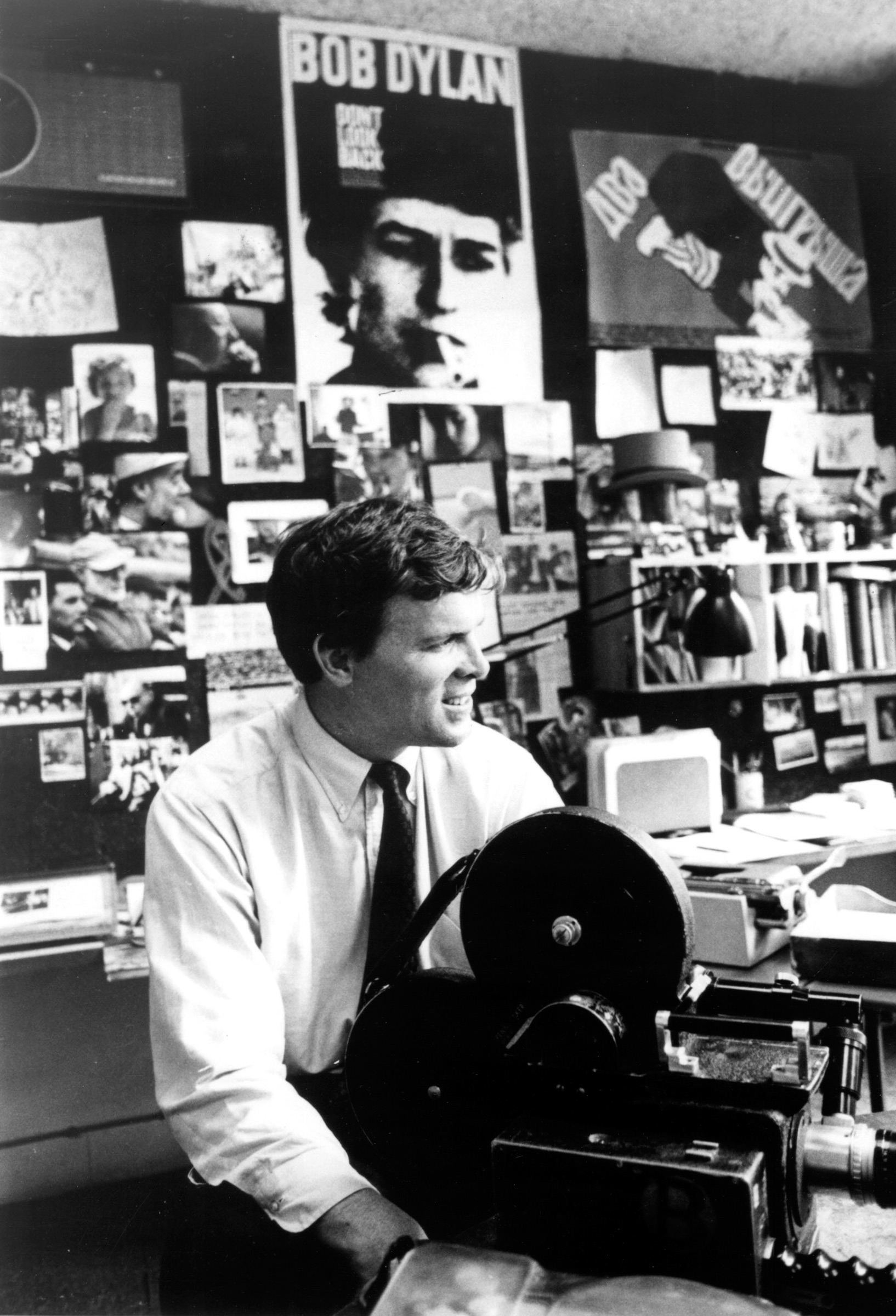 Pennebaker in 1967, the year his film <em>Dont Look Back</em> was released. (Everett Collection)