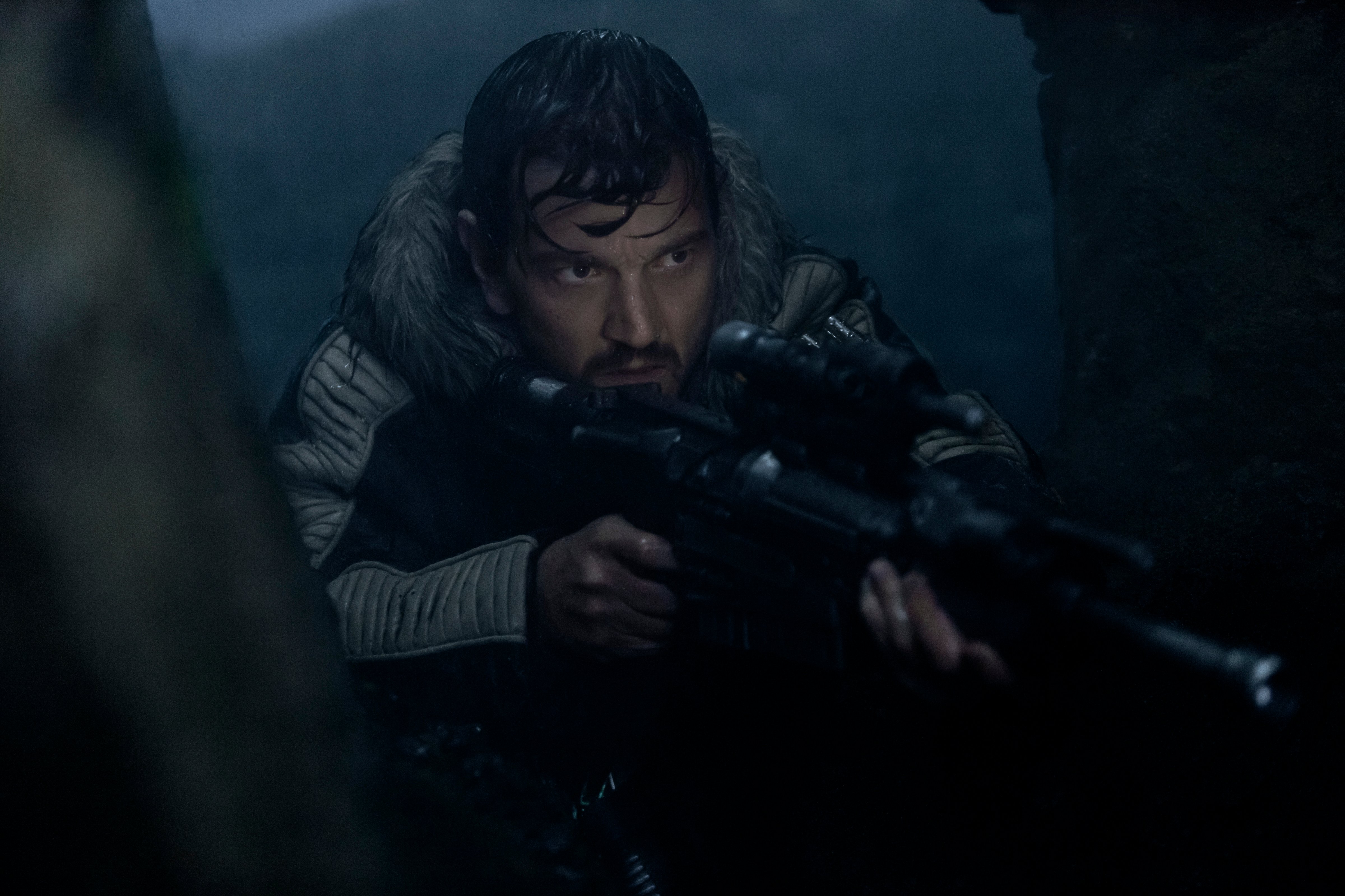 Cassian Andor (Diego Luna) in <i>Rogue One: A Star Wars Story</i> (Giles Kyte—LucasFilm)