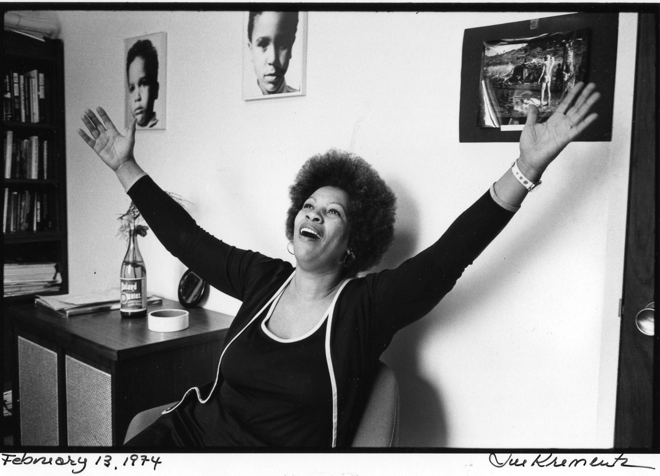 Morrison, in her office at Random House, on Feb. 13, 1974 (Photograph © by Jill Krementz; All Rights Reserved)