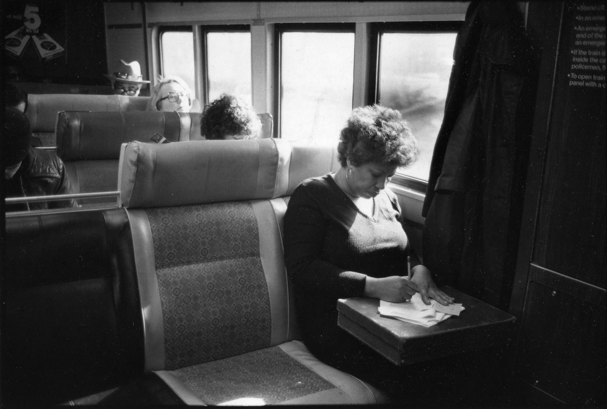 Morrison on her way to Yale University, where she was teaching in the department of African-American studies. (Photograph © by Jill Krementz; All Rights Reserved)