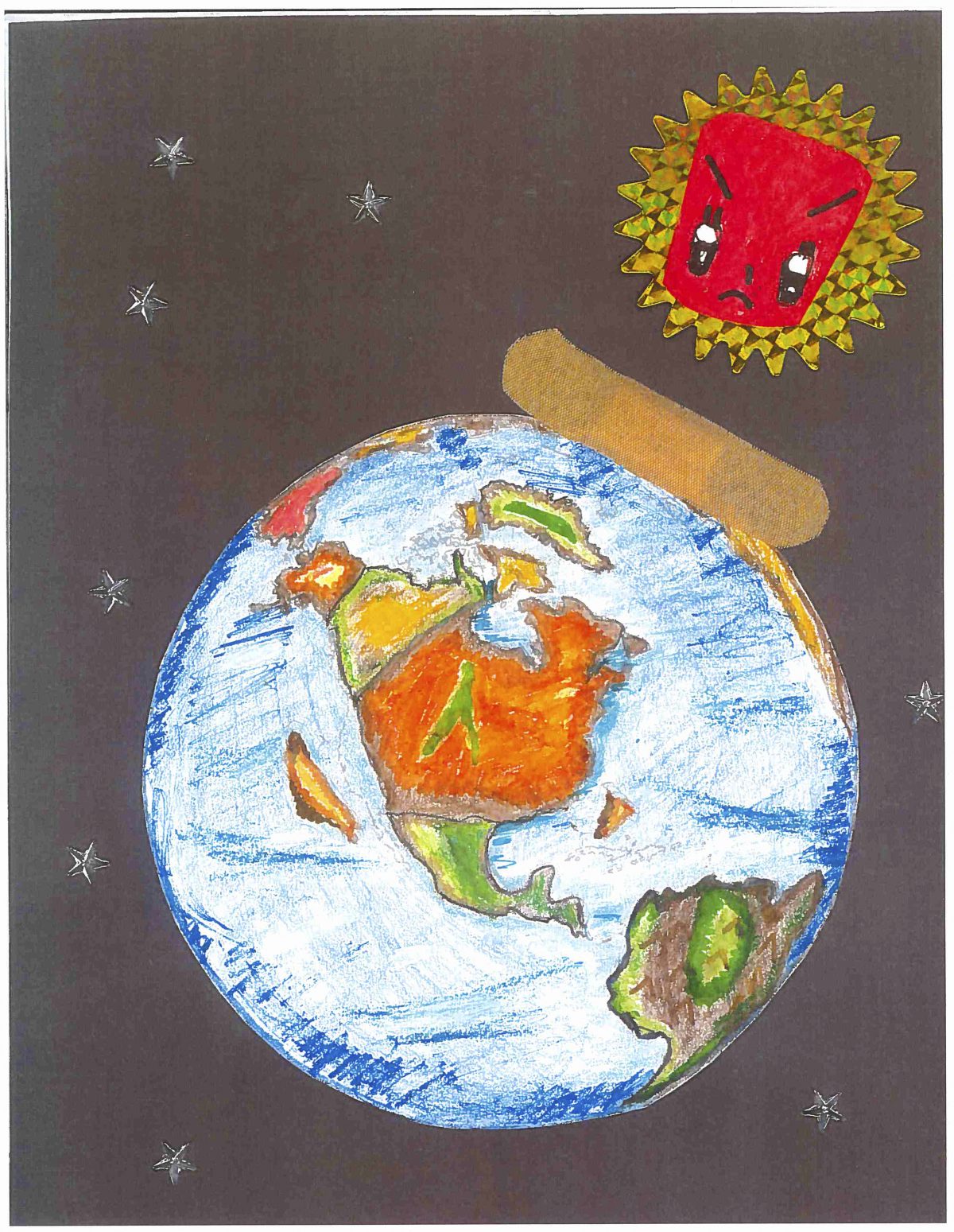 Children S Drawings Of What Earth Will Look Like In 30 Years Time