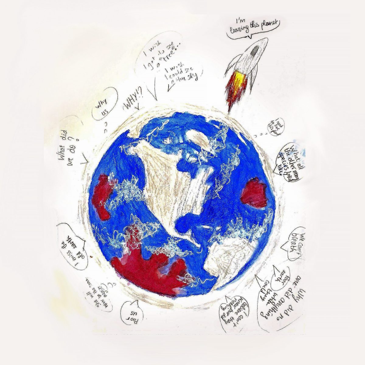 Earth Planet Artwork Poster For Children Learning 3 Of 10 