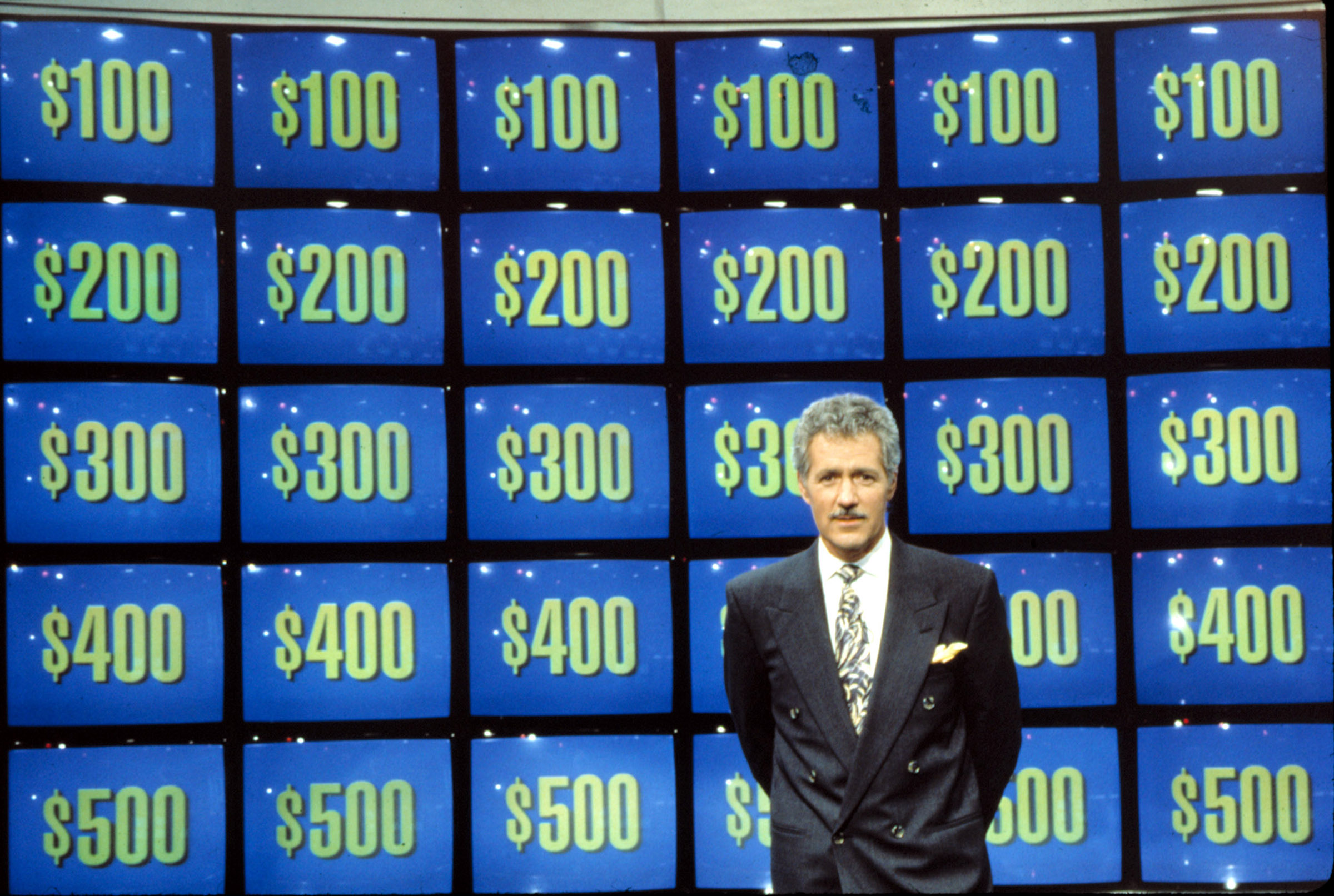 Jeopardy host Alex Trebek in 1984.
