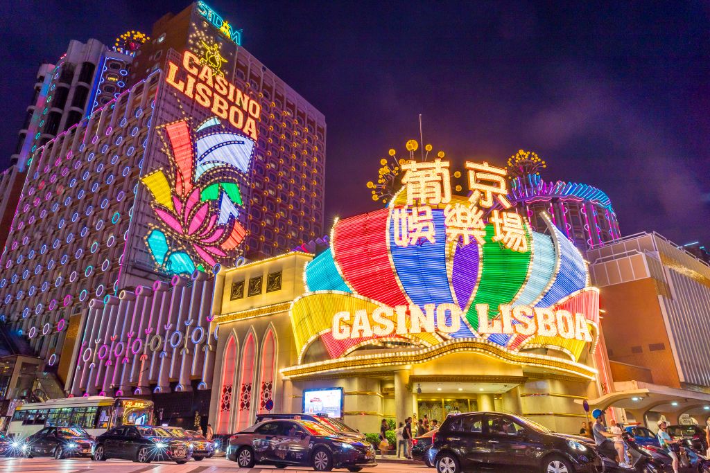 Casino Lisboa in Macau, on July 18, 2018. (S3 studio/Getty Images)
