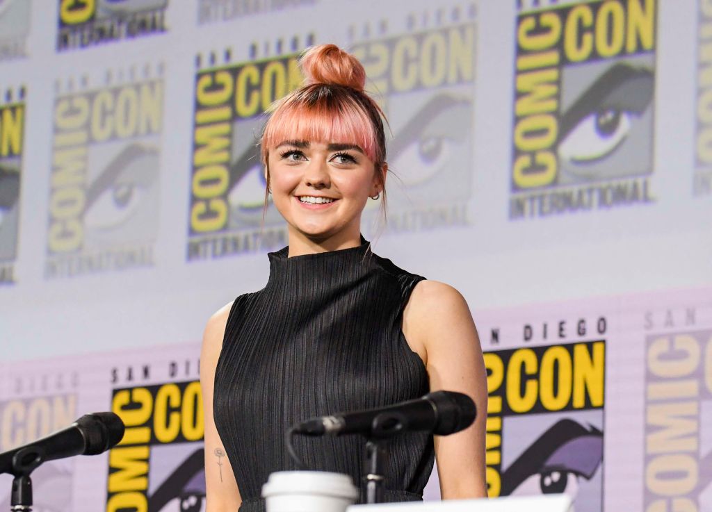 Maisie Williams at “Game Of Thrones” Comic Con Autograph Signing 2019 on July 19, 2019 in San Diego, California. (Jeff Kravitz—FilmMagic for HBO)