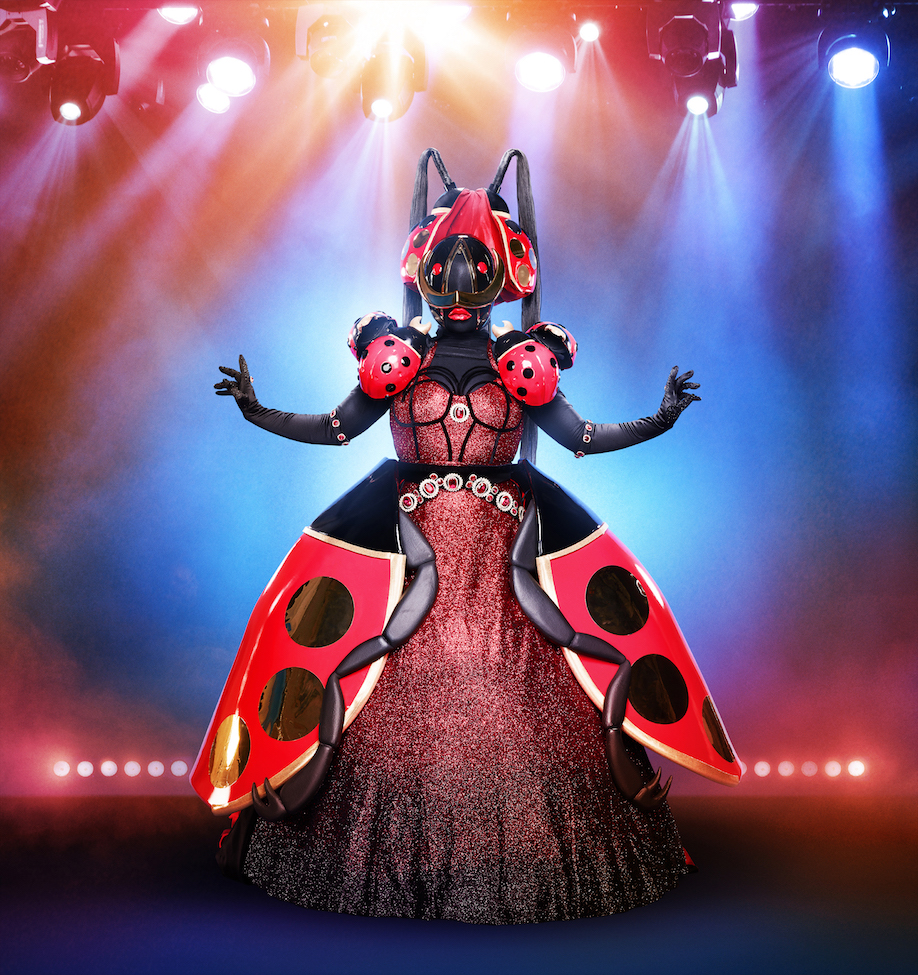 THE MASKED SINGER: The Ladybug. THE MASKED SINGER premieres Wednesday, Sept. 25 (8:00-10:00 PM ET/PT) on FOX. CR: Michael Becker/FOX. © 2019 FOX MEDIA LLC.
