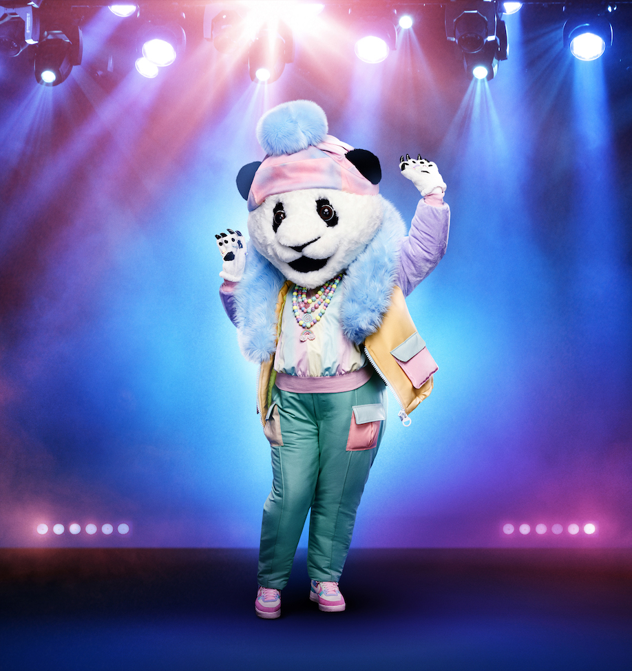 THE MASKED SINGER: The Panda. THE MASKED SINGER premieres Wednesday, Sept. 25 (8:00-10:00 PM ET/PT) on FOX. CR: Michael Becker/FOX. © 2019 FOX MEDIA LLC.