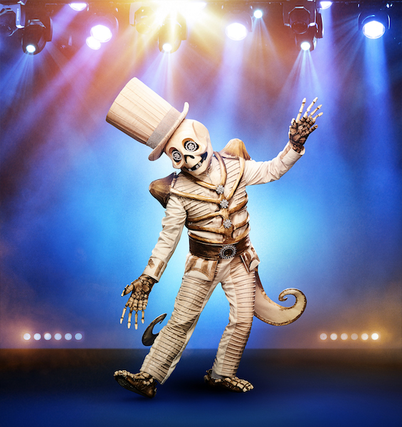 THE MASKED SINGER: The Skeleton. THE MASKED SINGER premieres Wednesday, Sept. 25 (8:00-10:00 PM ET/PT) on FOX. CR: Michael Becker/FOX. © 2019 FOX MEDIA LLC.