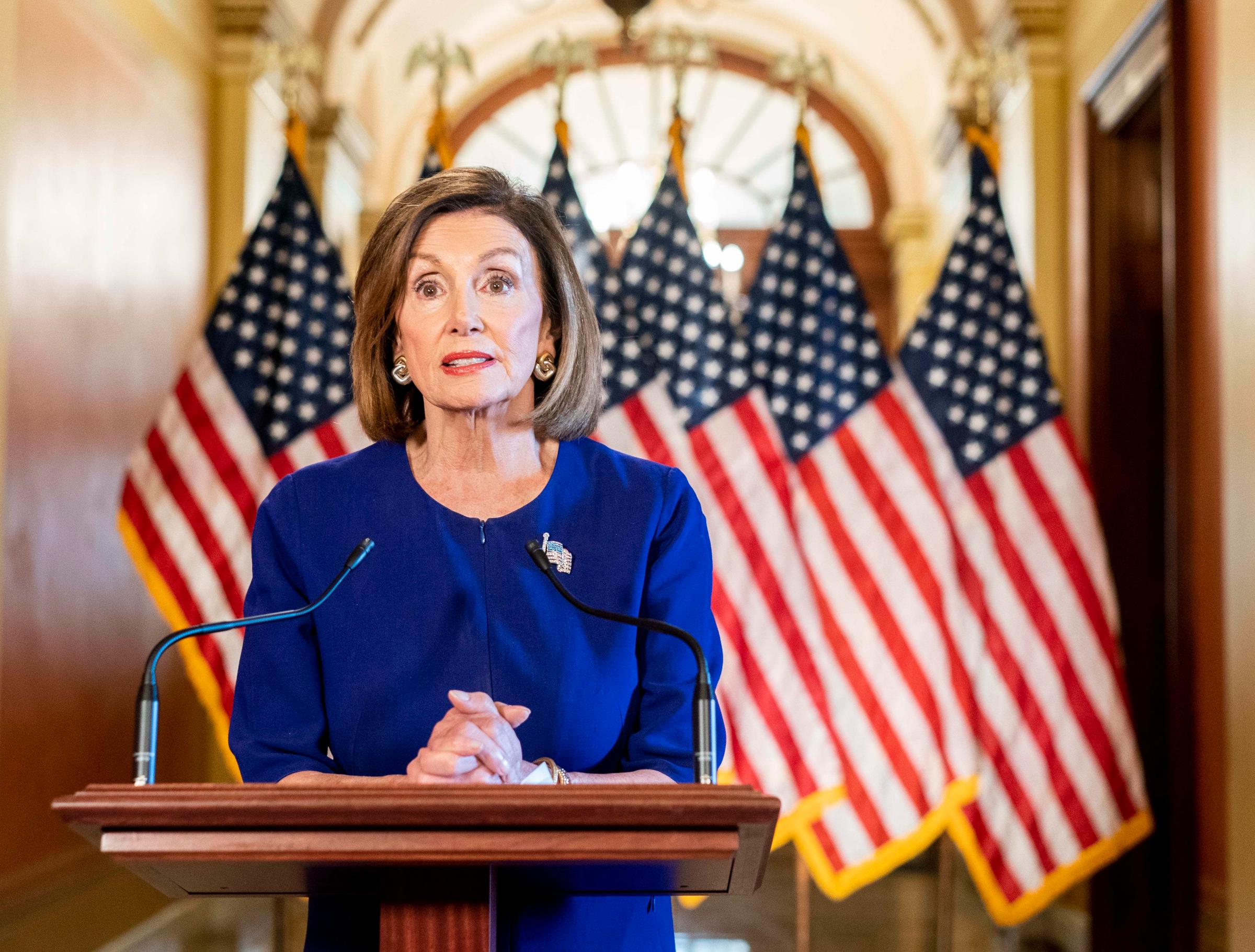Speaker of the House Nancy Pelosi announces impeachment inquiry