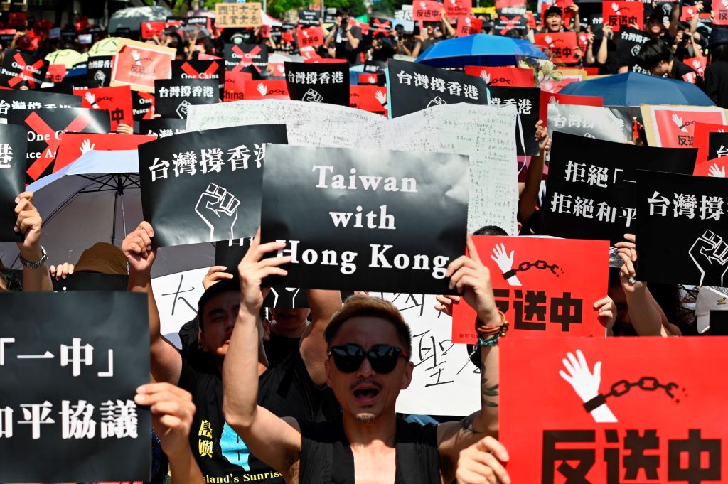 Taiwan Hong Kong Protests