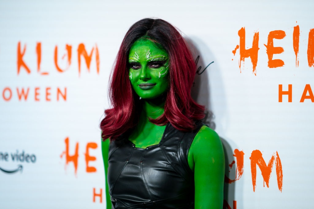 Taylor Hill attends Heidi Klum's 20th Annual Halloween Party at Cathédrale on October 31, 2019 in New York City. (Gotham—FilmMagic)