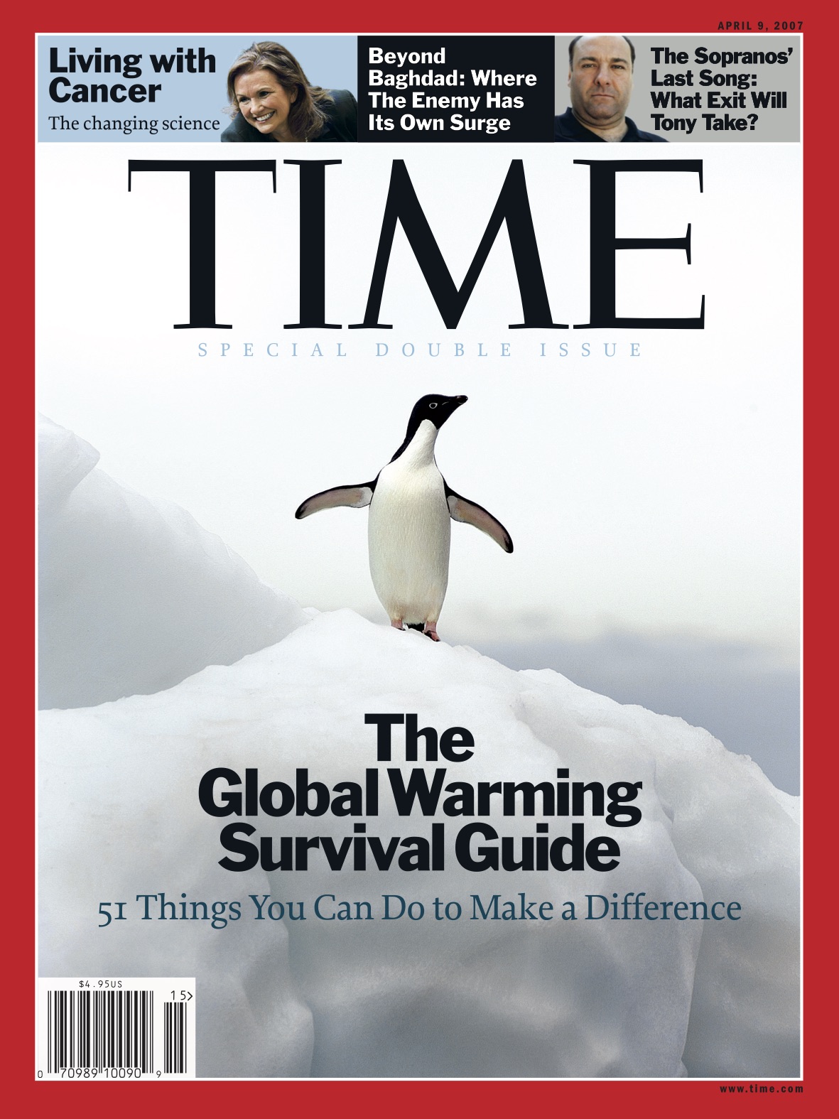 TIME's cover on global warming from April 9, 2007. (TIME)