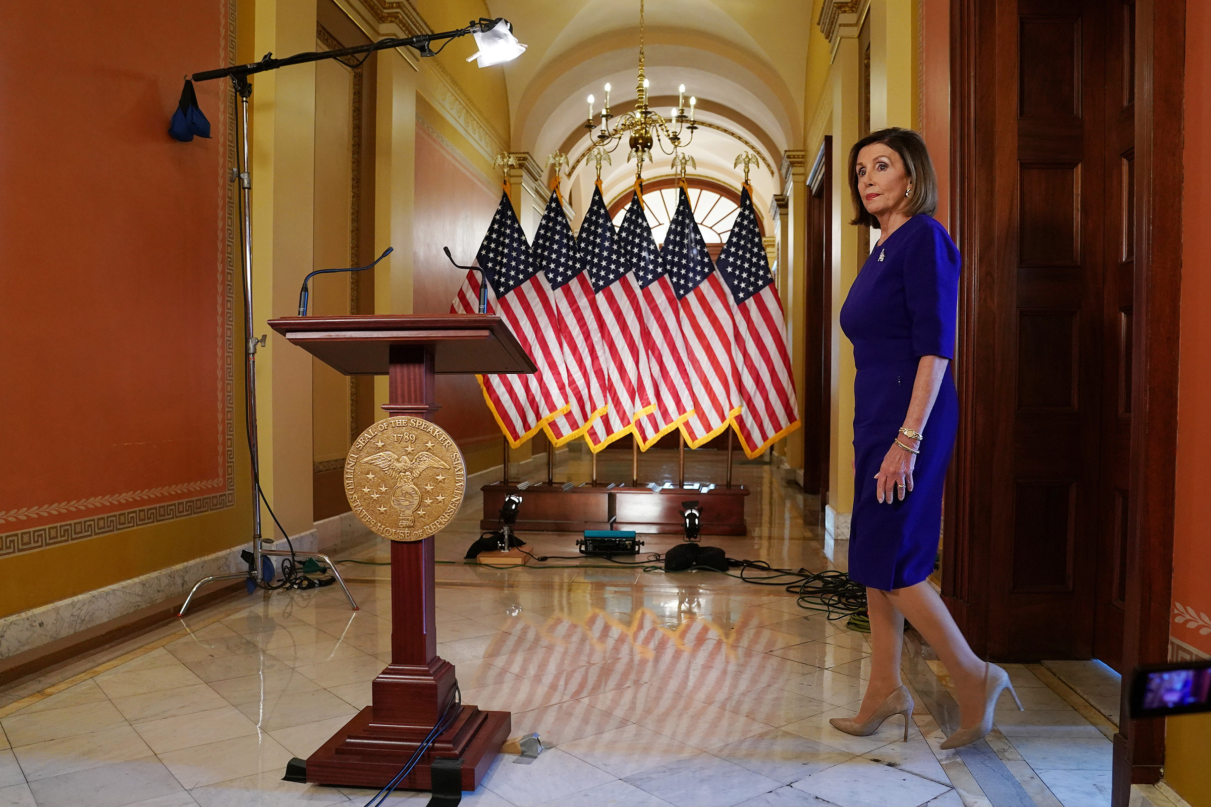 Pelosi announced a formal impeachment inquiry on Sept. 24 (Alex Wong—Getty Images)