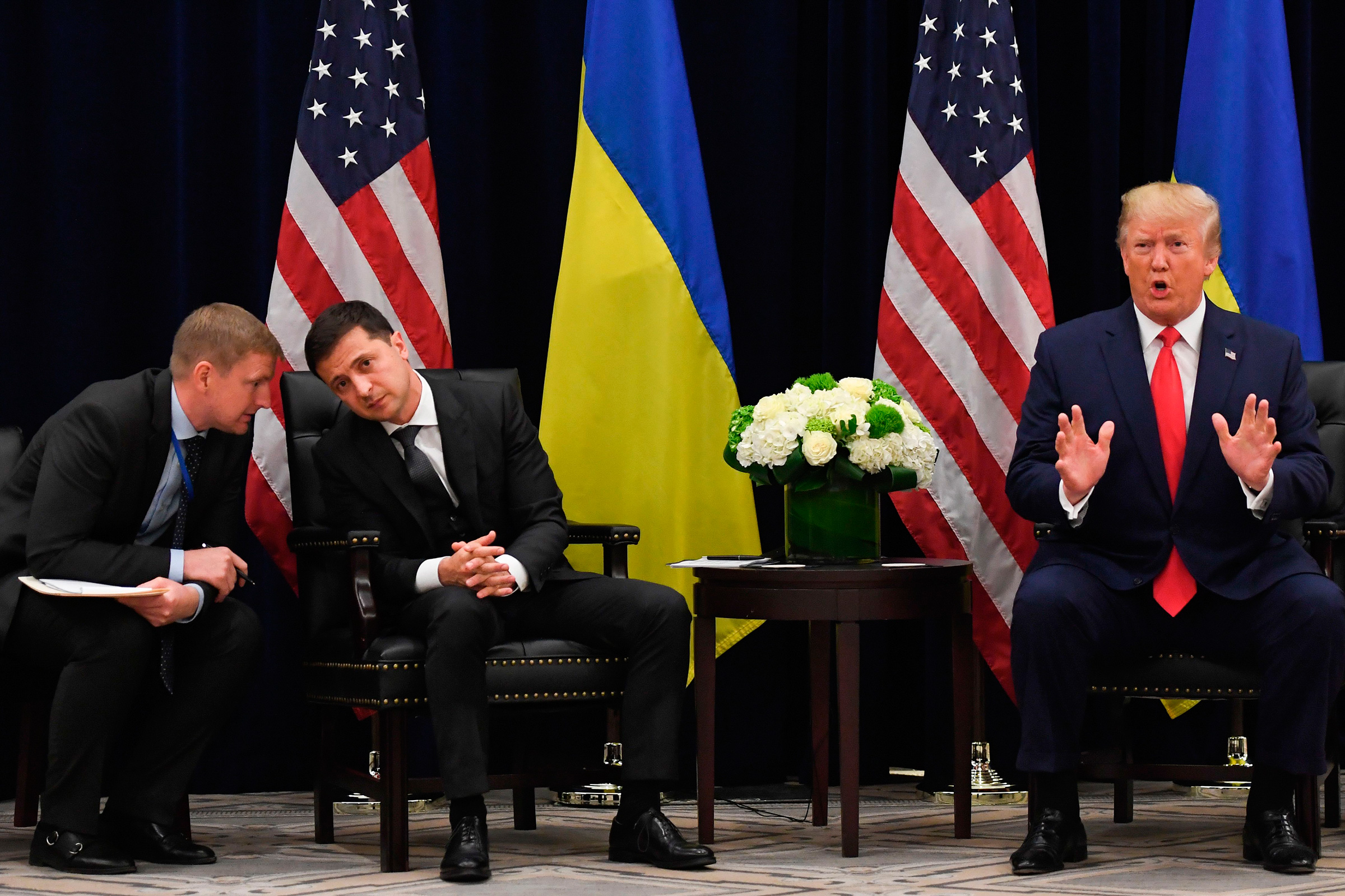 Zelensky and Trump at the U.N. General Assembly on Sept. 25