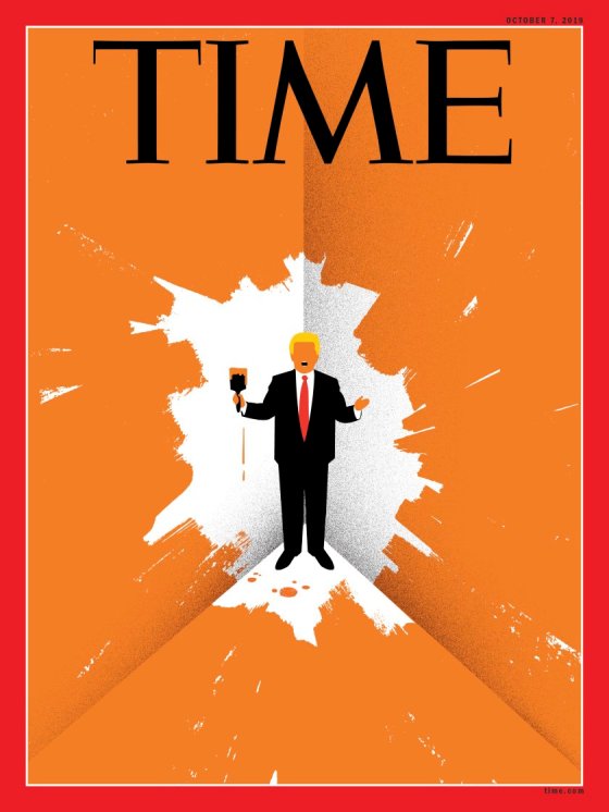Trump Cornered Time Magazine cover