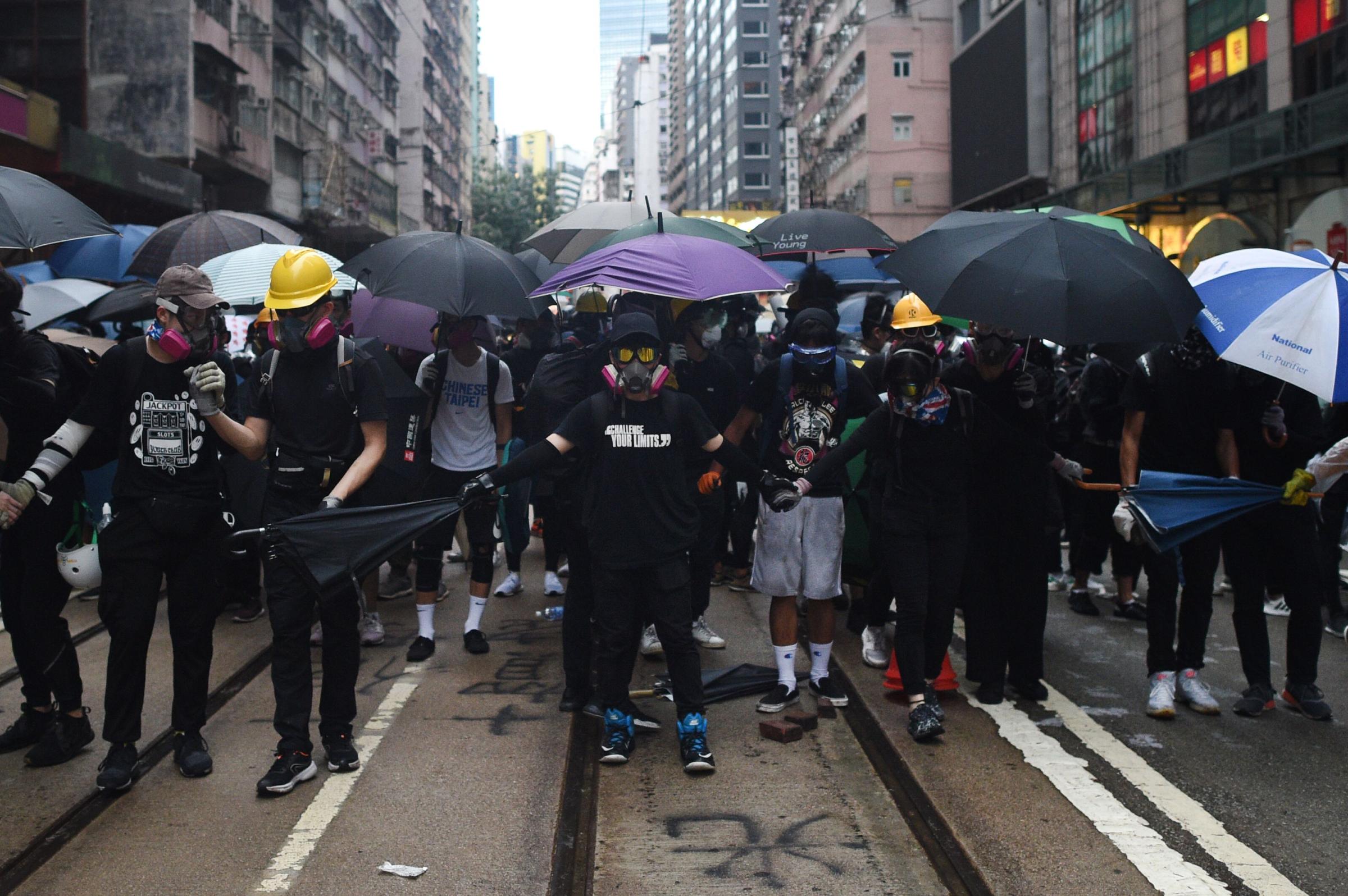 HONG KONG-CHINA-politics-CRIME-unrest