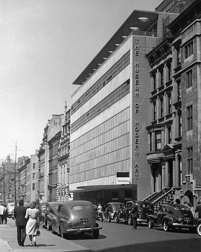 The Museum of Modern Art building designed by Philip L. Goodwin and Edward Durrell Stone opens at 11 West 53 Street location in 1939. (George Marks—Retrofile/Getty Images)