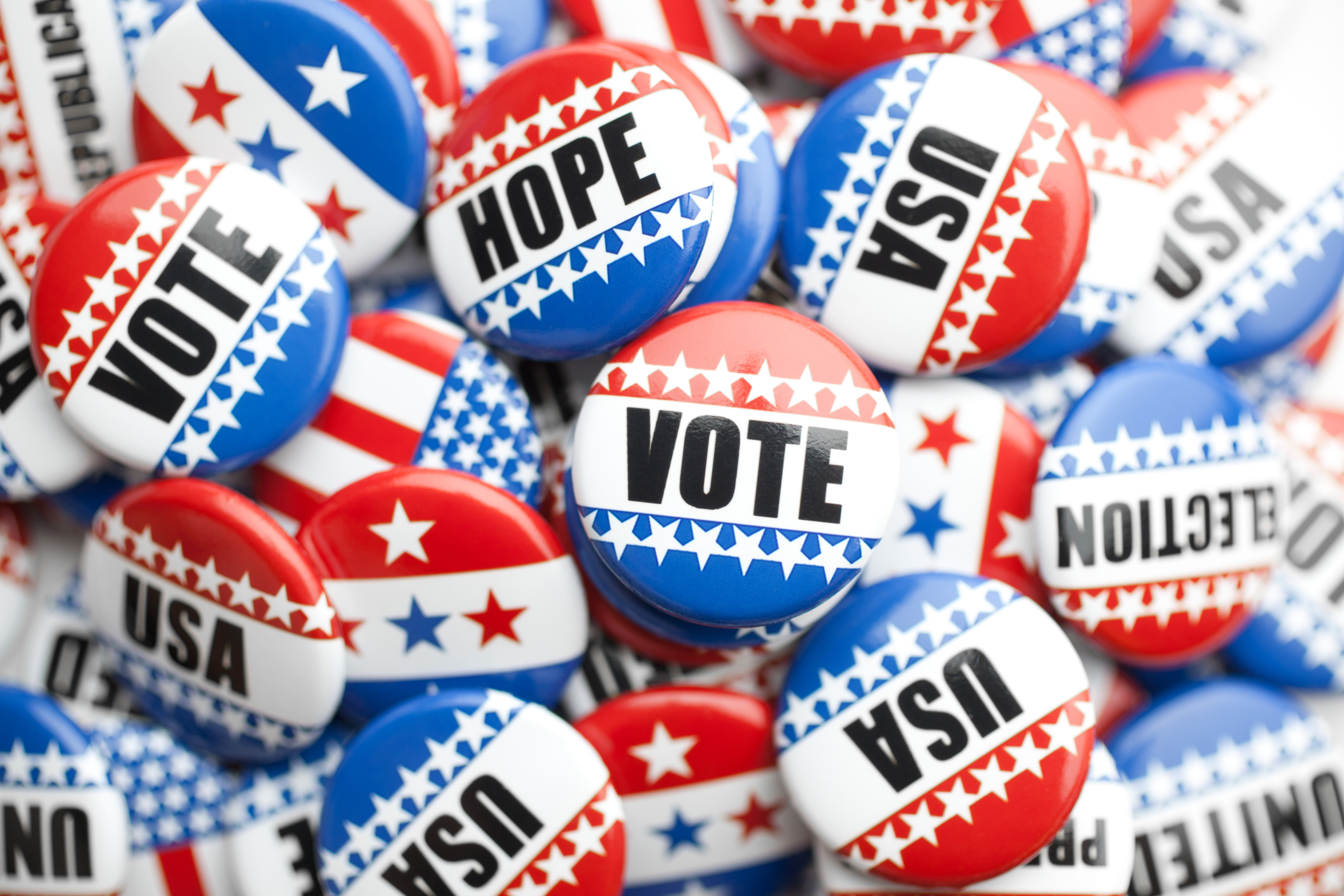 american pin for usa election (manley099&mdash;Getty Images)