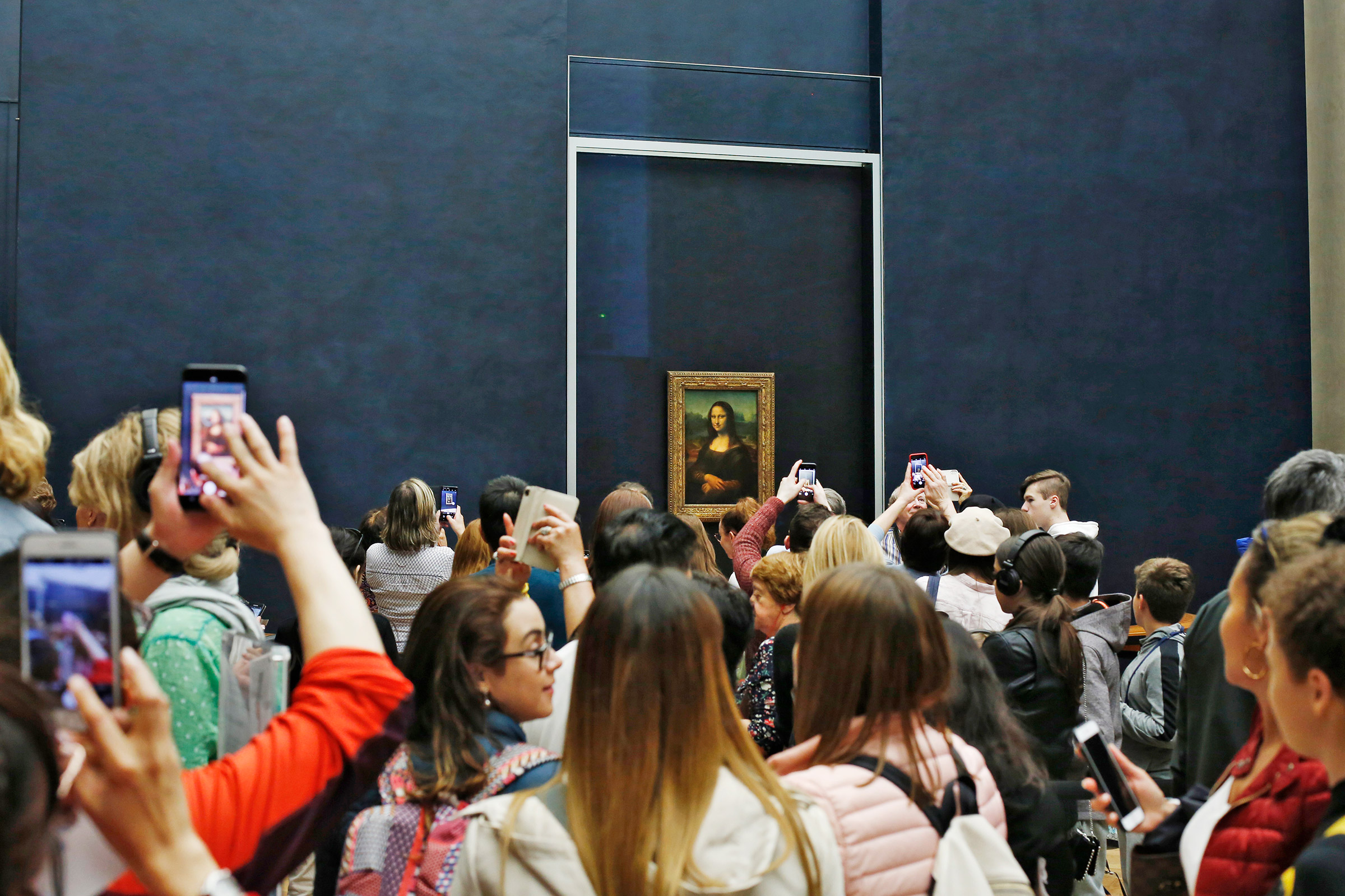 The Mona Lisa is kept separate (Thibault Camus—AP)