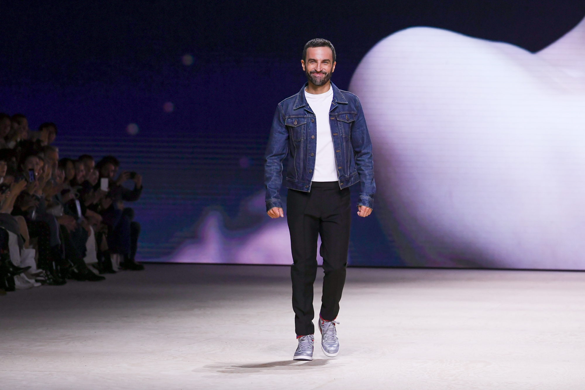 Nicolas Ghesquière walks the runway during the Louis Vuitton Womenswear Spring/Summer 2020 during Paris Fashion Week on Oct. 01, 2019 in Paris, France. (Dominique Charriau—WireImage/Getty Images)