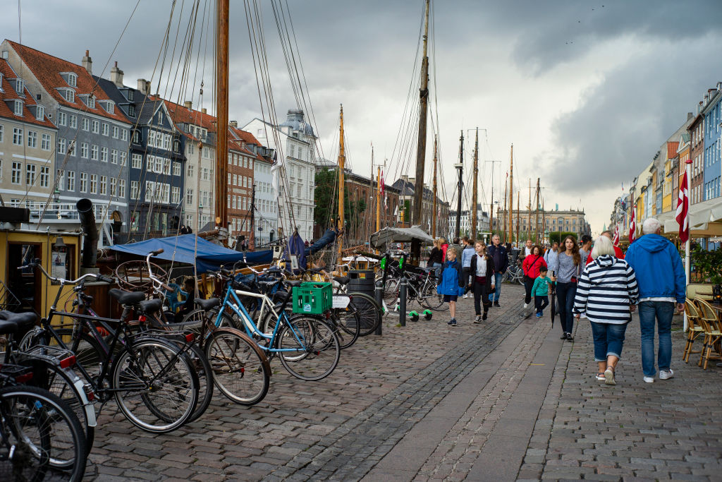 The Nyhavn Canal in Copenhagen, Denmark, on Aug. 11, 2019. (Oscar Gonzalez—NurPhoto/Getty Images)