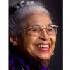 Rosa Parks smiles during a Capitol Hill ceremony where Parks was honored with the Congressional Gold Medal in Washington, D.C., on June 15, 1999.