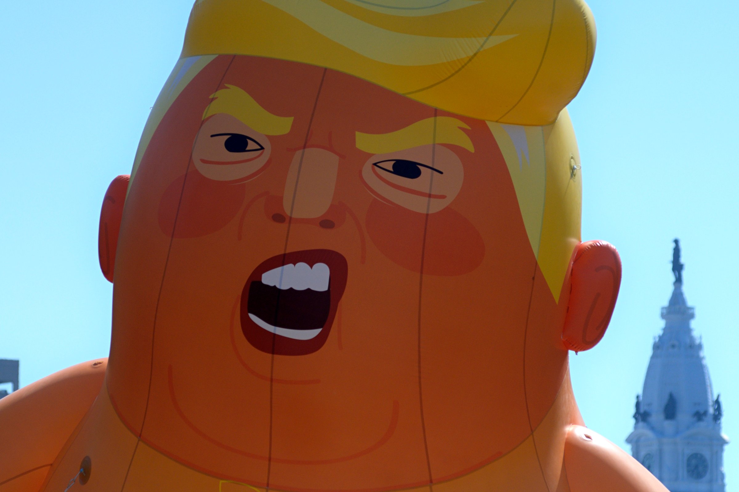 Baby Trump Balloon In Philadelphia