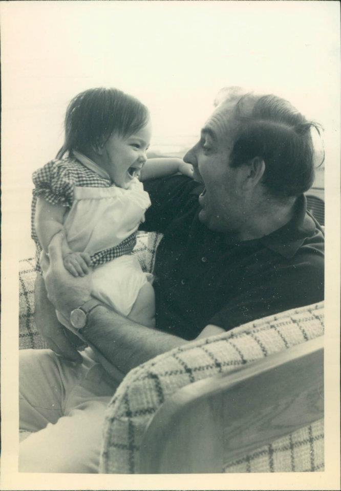 The author and her father in the early 1980s. (Jay Newton-Small)