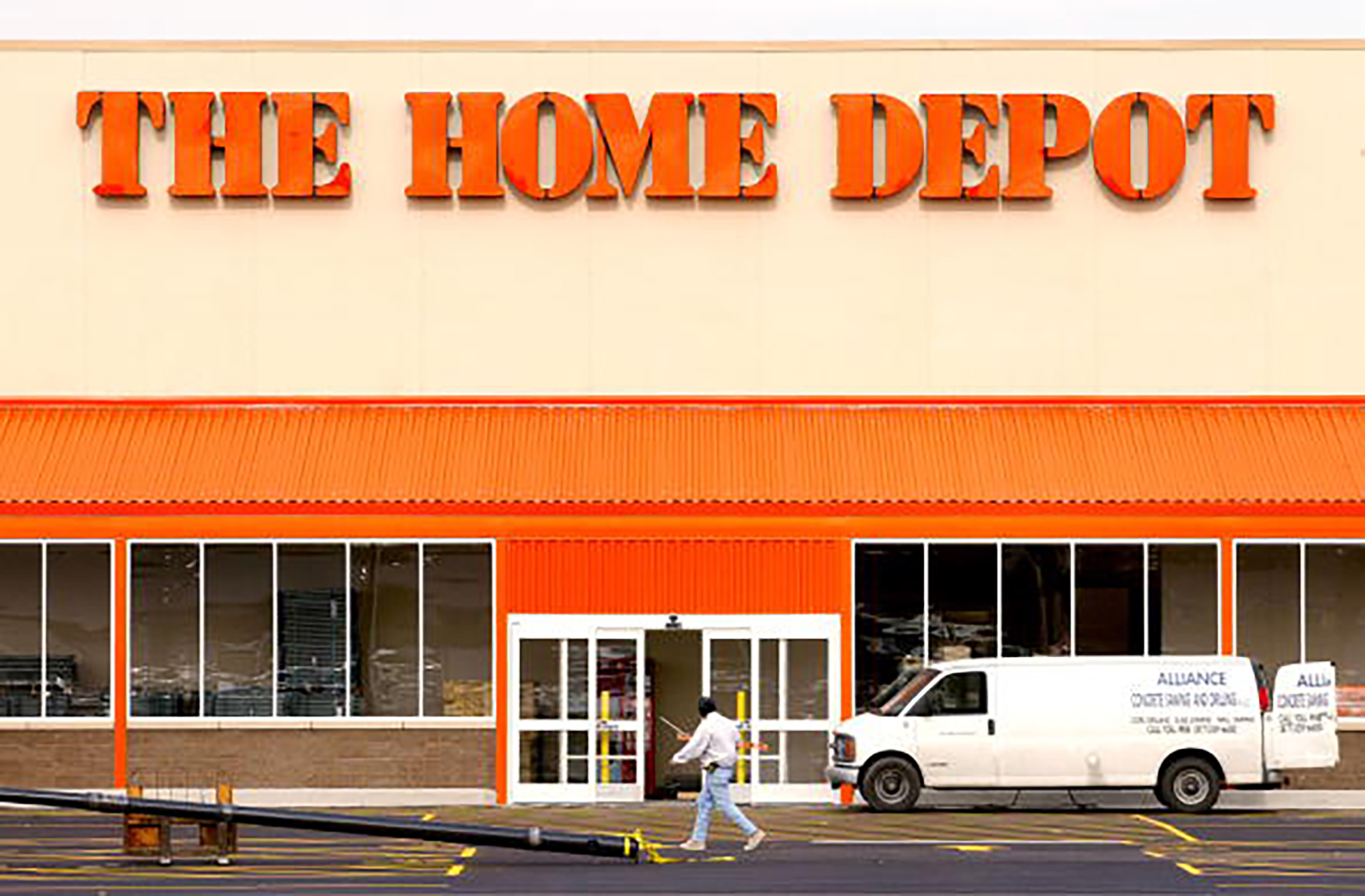FILE PHOTO  Home Depot Posts Fourth Quarter Fall In Sales