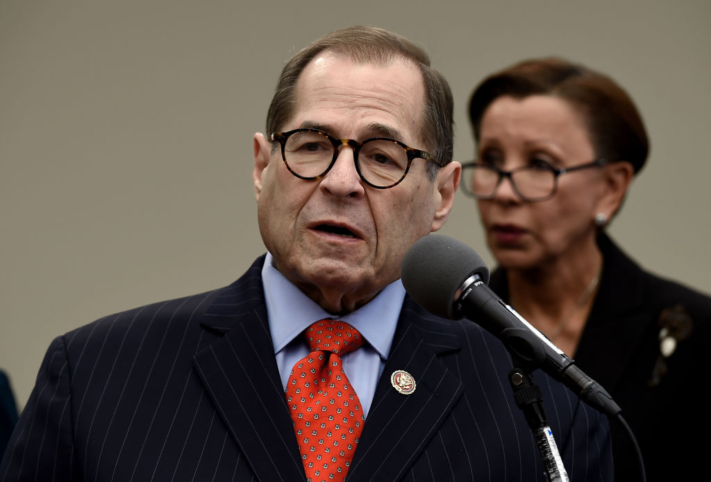 House Judiciary Committee Chairman Jerrold Nadler speaks during a news conference, on Capitol Hill on November 19, 2019. (AFP via Getty Images)