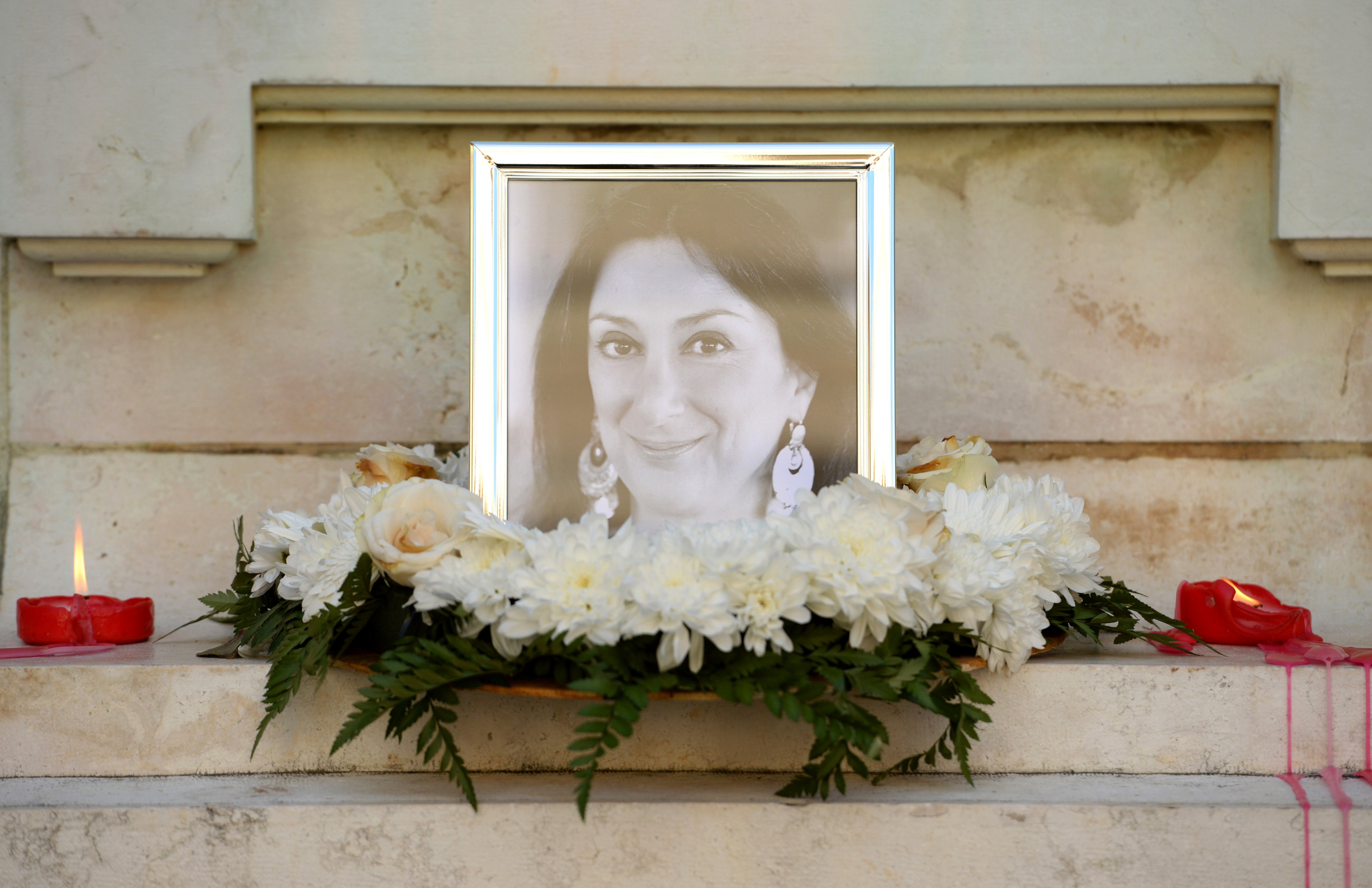 The family of Daphne Caruana Galizia, a Maltese journalist who was killed in 2017, have called on Malta's Prime Minister Joseph Muscat to resign immediately. (Matthew Mirabelli—AFP/Getty Images)