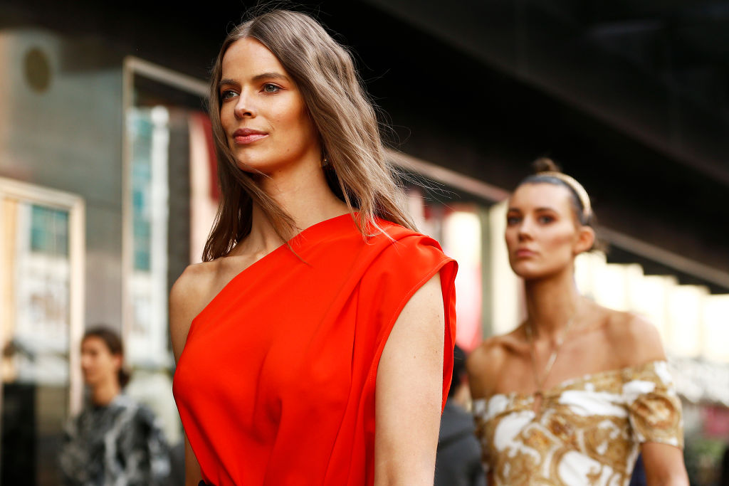 Robyn Lawley is seen during Pop Up 7 - Bella Unsigned Model Search at Melbourne Fashion Week on September 05, 2019 in Melbourne, Australia. (Daniel Pockett—Getty Images)
