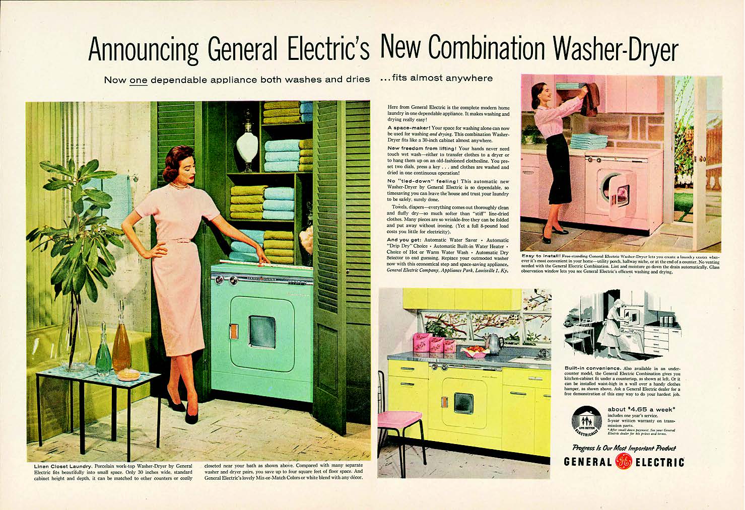 A 1957 General Electric advertisement