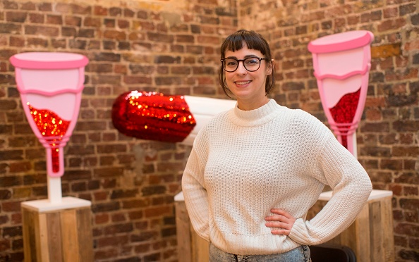 Director Florence Schechter poses for a picture during the press preview of the new Vagina Museum in Camden market, north London on November 14, 2019. (ISABEL INFANTES—AFP via Getty Images)