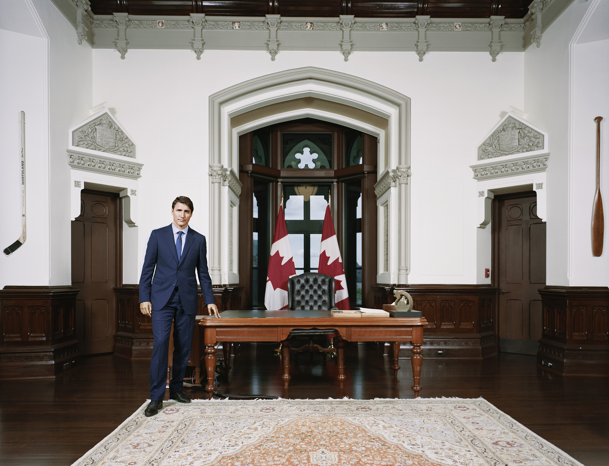 Canadian Prime Minister Justin Trudeau. "The Reckoning," Oct. 7 issue. (Stefan Ruiz for TIME)