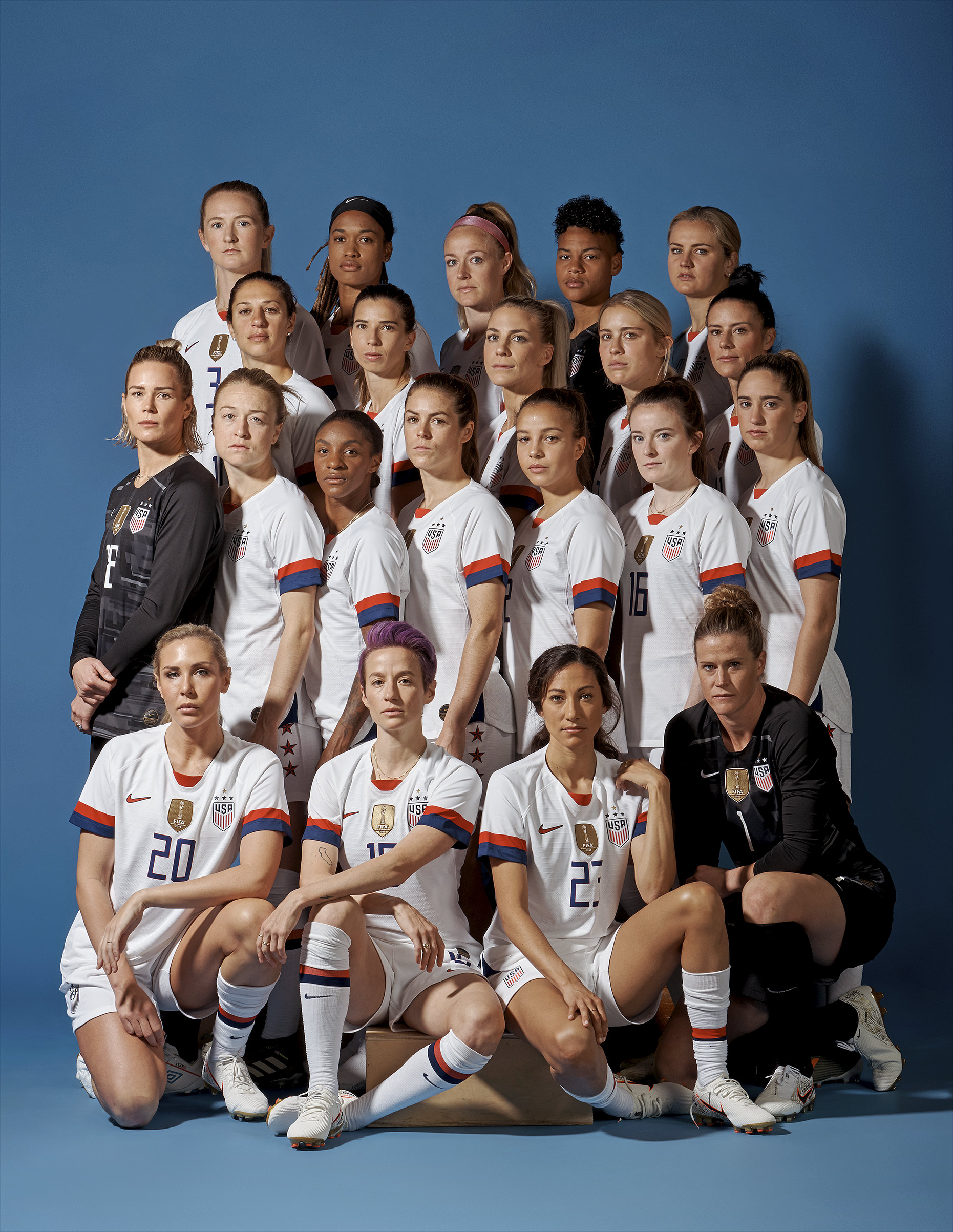United States Women National Soccer Team. "Athletes of the Year," Dec. 23 issue. (Cait Oppermann for TIME)