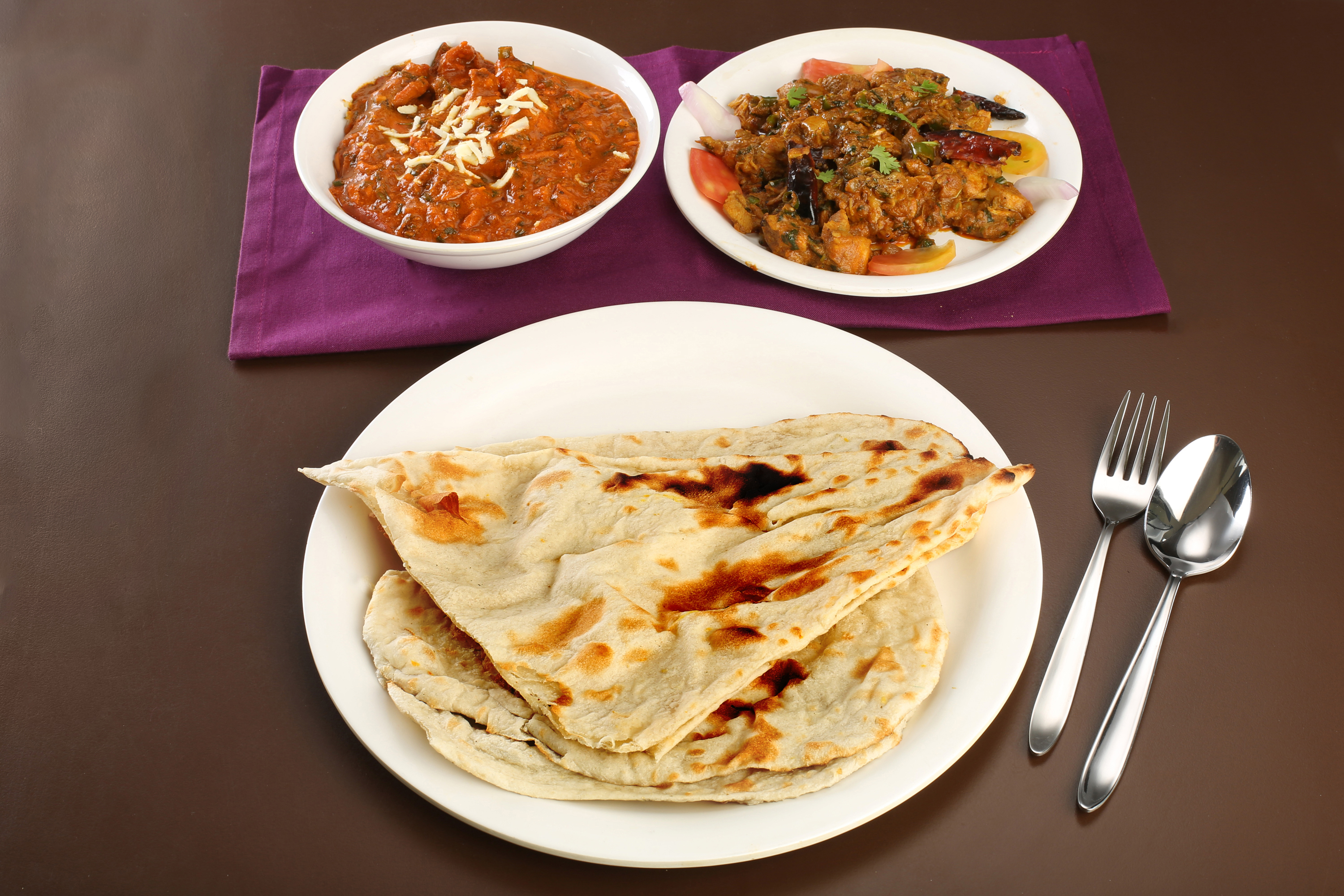 Multi cuisine south indian curry meal
