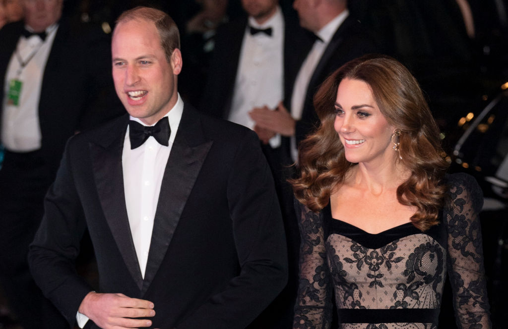 Prince William, Duke of Cambridge and Catherine, Duchess of Cambridge attend the Royal Variety Performance at Palladium Theatre on November 18, 2019 in London, England. (UK Press via Getty Images&mdash;2019 Mark Cuthbert)