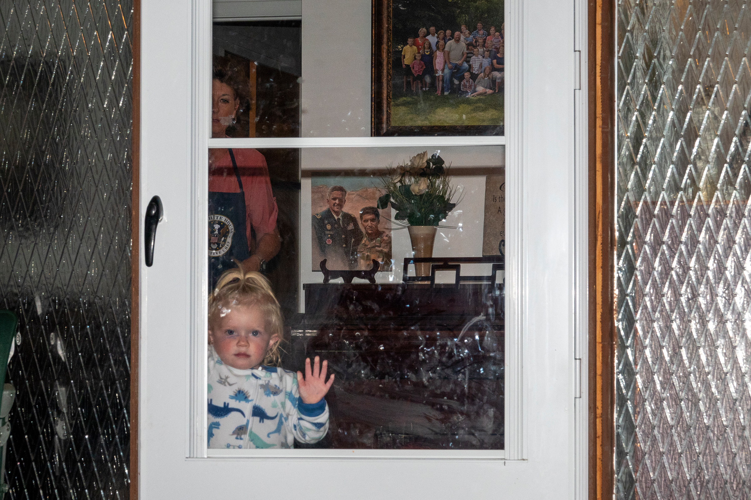 Caroline Taylor at her grandmother's house in North Ogden, Utah, in September. Her father, Brent Taylor, was killed while serving in Afghanistan in November 2018. Oct. 21 issue. (Peter van Agtmael—Magnum Photos for TIME)