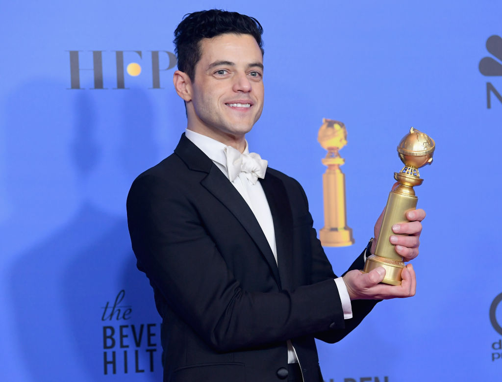 Best Actor in a Motion Picture Drama for 'Bohemian Rhapsody' winner Rami Malek poses in the press room during the 76th Annual Golden Globe Awards at The Beverly Hilton Hotel on Jan. 6, 2019 in Beverly Hills, California. (Kevin Winter—Getty Images)