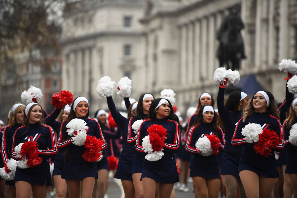 Performers during the New Year's Day Parade in London on Jan. 1, 2020. (Victoria Jones—PA Images/Getty Images)