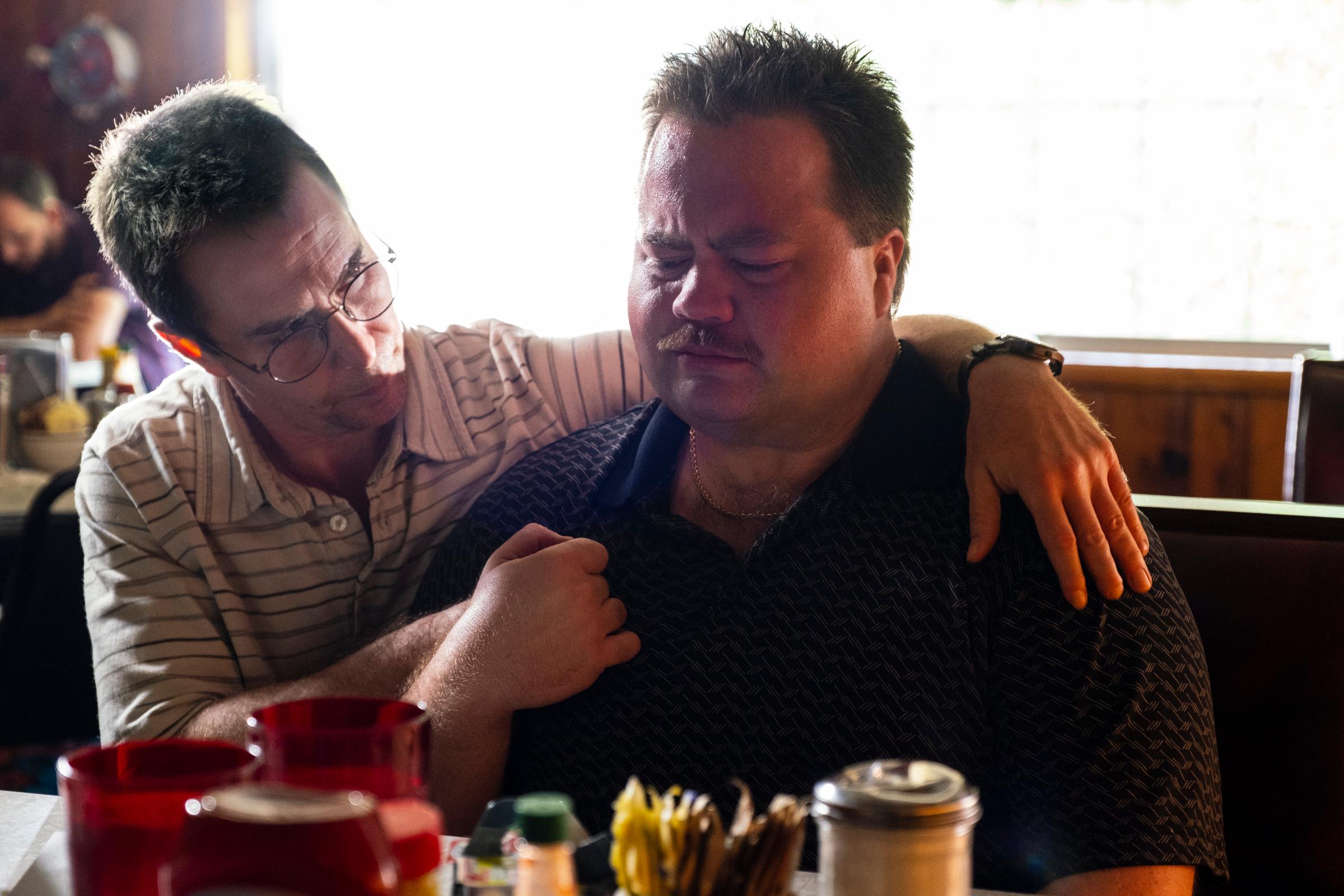 Sam Rockwell and Paul Walter Hauser in 'Richard Jewell'